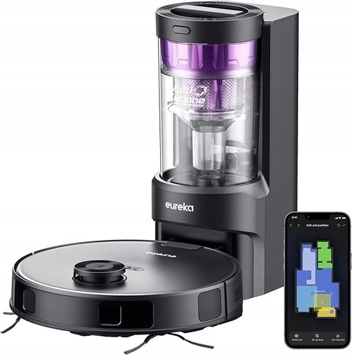 Robot sprzątający MOP odkurzacz APLIKACJA stacja dokująca LIDAR na Arena.pl