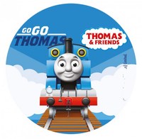 Opłatek na tort Ciuchcia Pociąg Tomek Przyjaciele Lokomotywa