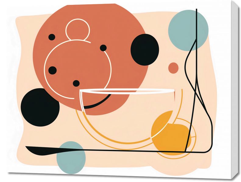 Obraz 90x70cm Harmonia Ciepła zdjęcie 1