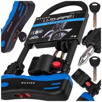 ZAPIĘCIE ROWEROWE U LOCK ZAPIĘCIE DO ROWERU MUVIKE U320/14K PODWÓJNY RYGIEL