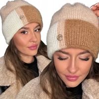 CZAPKA DAMSKA JESIEŃ ZIMA WIOSNA CIEPŁA WYGODNA KOBIECA SPORTOWA KOL