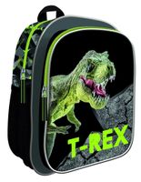 ST. RIGHT MINI MAŁY PLECAK PRZEDSZKOLNY JEDNOKOMOROWY DINOZAUR T-REX