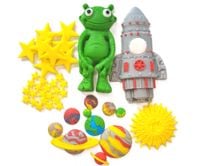 Zestaw na tort  - Kosmos UFO + dodatki /KOS1