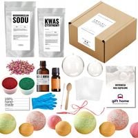 Zestaw kreatywny do robienia kul do kąpieli dla początkujących na