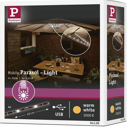 Zestaw Oświetlenia LED do Parasola Ogrodowego Markizy Namiotu USB PL94208 na Arena.pl