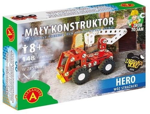 MAŁY KONSTRUKTOR WÓZ STRAŻACKI 148 ELEMENTÓW ALEXANDER na Arena.pl