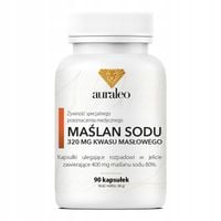 MAŚLAN SODU 80% 1200 mg aż 960 mg kwasu masłowego 90 kaps IBS zaparcia