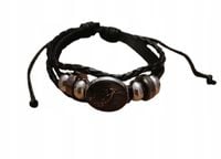 Bransoletka Wielowarstwowa Skórzana Gra o Tron Ród Stark Namiestnik Północy