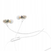 Słuchawki Douszne Acc+ Soul Pro Z Mikrofonem Białe