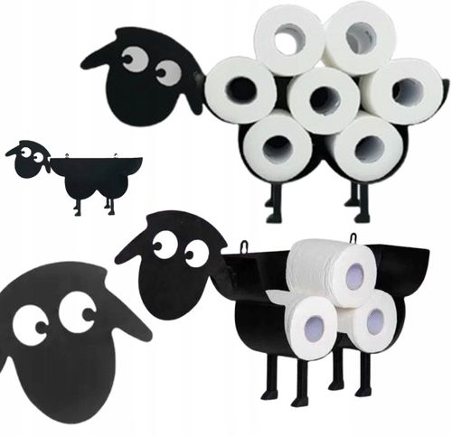 STOJAK UCHWYT STOJAK BARAN OWCA WIESZAK NA PAPIER TOALETOWY DO WC ŁAZIENKI na Arena.pl