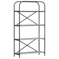 Półka na książki Szary dąb sonoma 80 x 30 x 146 cm