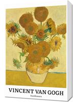 Obraz 40x60cm Design Sunflowers, Van Gogh Vintage do Salonu