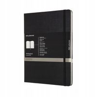 NOTES PROFESSIONAL 19X25 TW. CZARNY MOLESKINE