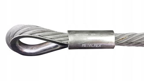 Linka stalowa w PCV 4/5mm do atlasu 265cm ze śrubą na Arena.pl