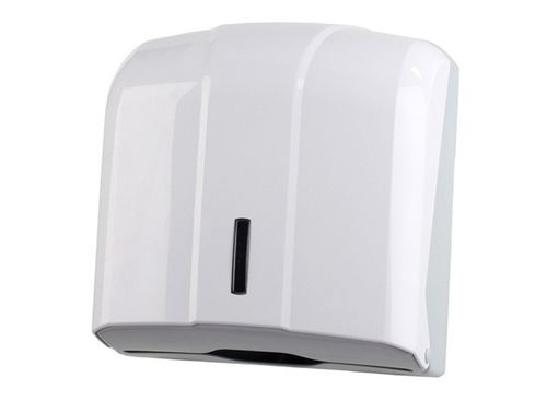 Pojemnik Dozownik Podajnik ręczniki papierowe ZZ Biały Naścienny ATEST PZH na Arena.pl