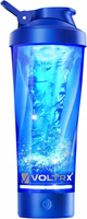 SHAKER ELEKTRYCZNY NA USB MIKSER DO KOKTAJLI PROTEINOWYCH 600 ML NIEBIESKI