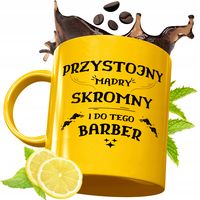 Złoty Kubek Premium Dla Barbera Na Prezent Z Nadrukiem Ze Zdjęciem