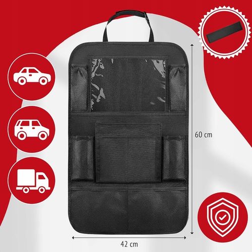 ORGANIZER SAMOCHODOWY DO AUTA NA OPARCIE DO AUTA NA FOTEL + UCHWYTY GRATIS na Arena.pl