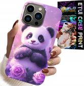ETUI DO IPHONE 15 PRO - SŁODKA PANDA WZORY DLA DZIECI + SZKŁO