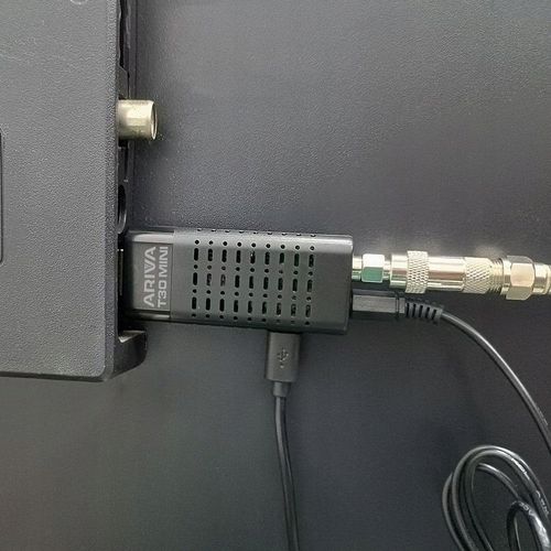 Dekoder Tuner DVB-T2 HEVC Ferguson Ariva T30 mini Stick PVR Ready EPG na Arena.pl