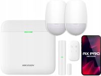 Zestaw Alarmowy Hikvision AX Pro WiFi GPRS DS-PWA64-KIT-WE z 2 czujkami PIR