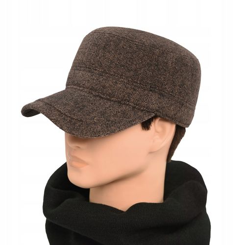 Czapka zimowa PATROLÓWKA męska Pako Jeans ocieplana z chowanymi nausznikami na Arena.pl