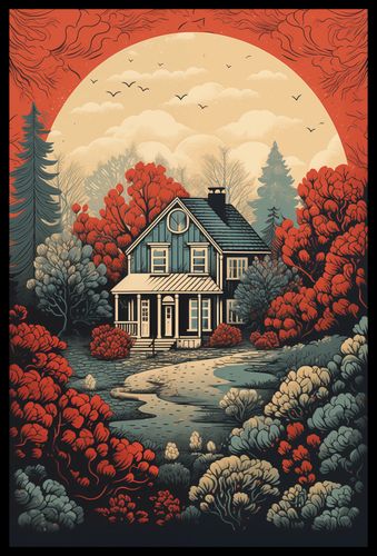 Plakat 40x60cm Idylla Rustykalna na Arena.pl