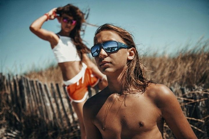 Okulary Julbo ROOKIE 2 - MATT - Blue zdjęcie 4