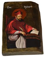 Ikona Święty Robert patron męstwa, ciężkiej pracy
