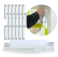 Pan Osłonka samoprzylepna osłonka do zawiasów okiennych PCV - 18 szt.