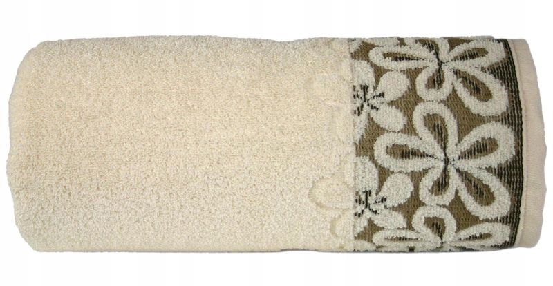 Ręcznik Bella 50x90 kremowy Greno zdjęcie 1