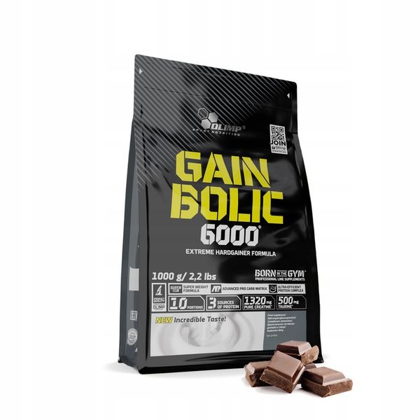 Olimp Gain Bolic 6000 - 1000 g chocolate zdjęcie 1