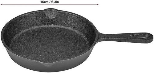 Patelnia żeliwna nieprzywierająca z uchwytem 16cm na Arena.pl