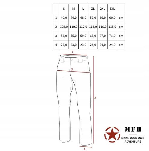 Spodnie taktyczne Mission Rip Stop snake FG XL na Arena.pl