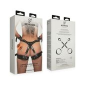 Bedroom Fantasies - Bondage Cross
Wrist And Leg Cuffs Black