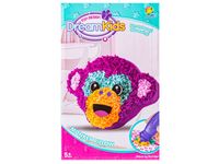 DLA DZIECI ZESTAW WYSZYWANKA, MASKOTKA,  MAŁPKA