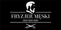 BANER REKLAMA projekt 200 x100 cm FRYZJER MĘSKI