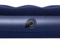 DUŻY Materac Dmuchany Dwuosobowy Welurowy Łóżko 203x183x22 Bestway 67004