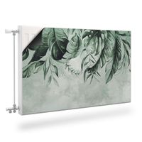 Mata MAGNETYCZNA Kaloryfera Tropikalne Liście Rośliny 100cm x 60cm