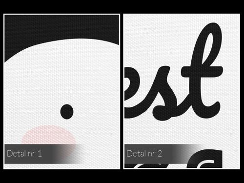 90908 Obraz na płótnie DZIECKO NAPIS PINGWIN na Arena.pl