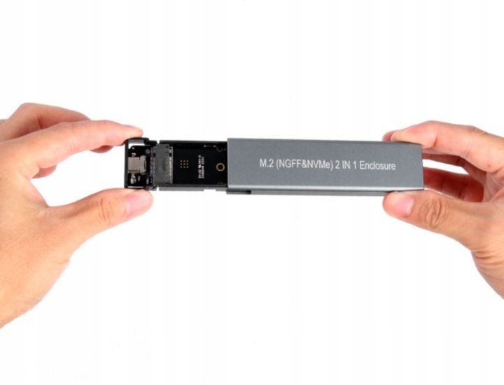 Obudowa na dysk SSD NVME/SATA PCIe M.2 USB-C Gen2 Kieszeń Adapter dysku M2 zdjęcie 9