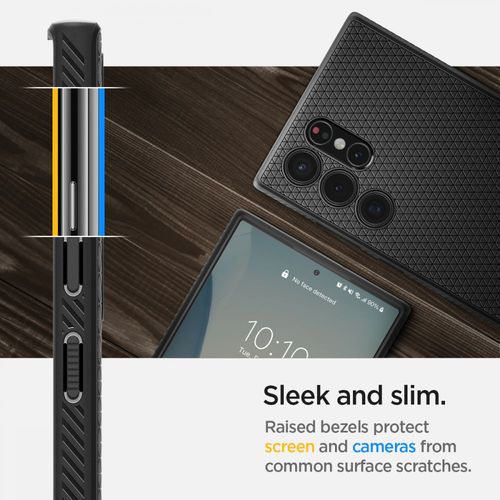 spigen liquid air galaxy s22 ultra matte black na Arena.pl