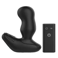 nexus revo extreme masażer anatomiczny z pilotem, silikonowy, czarny