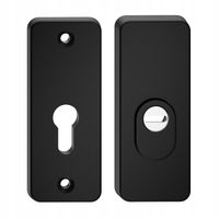 SZYLD GÓRNY KRÓTKI DO KLAMKI ATLAS NA WKŁADKĘ CZARNY RC3