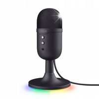 MIKROFON GAMINGOWY USB KOMPAKTOWY LED RGB PC PS5 STREAMING TWITCH