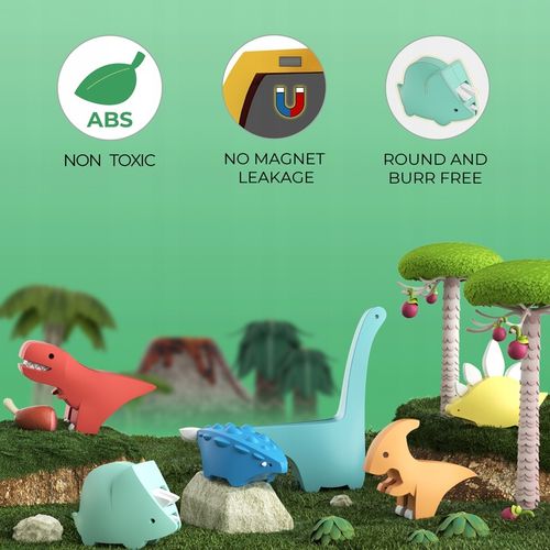 Świat Dinozaurów HalfToys 5 magnetyrznych dino na Arena.pl