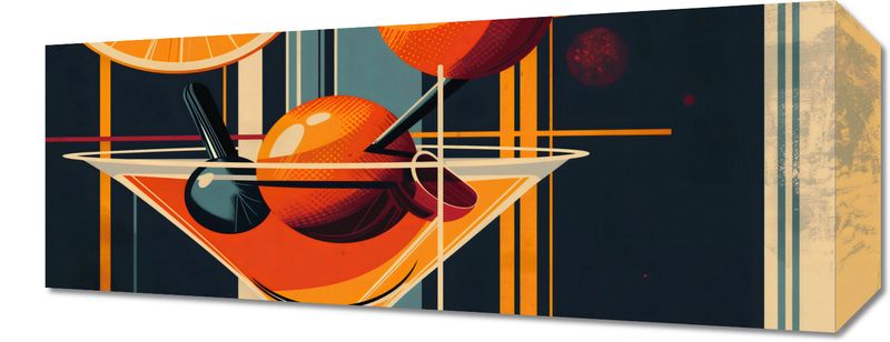 Obraz 50x20cm Koktajl w Stylu zdjęcie 1