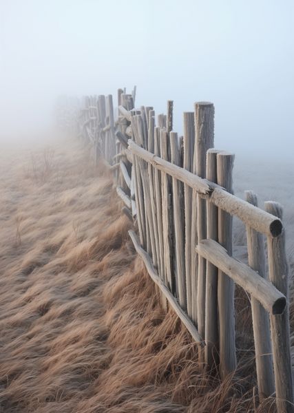 Plakat 64x90cm Mgła nad Wydmami zdjęcie 1