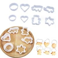Foremki wykrawacze do ciasteczek pierniczków serca chmurka miś zestaw 8 el