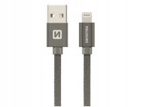 Kabel niktrade USB - Apple Lightning 0,2 m szary